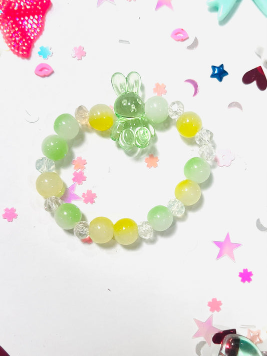 Green Bunny Bracelet