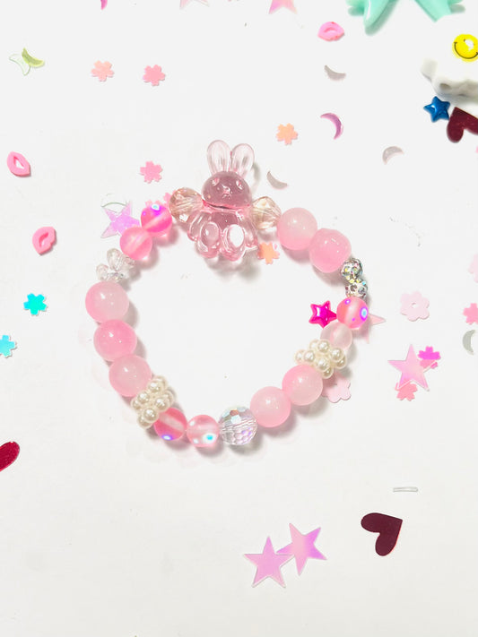 Pink Bunny Bracelet