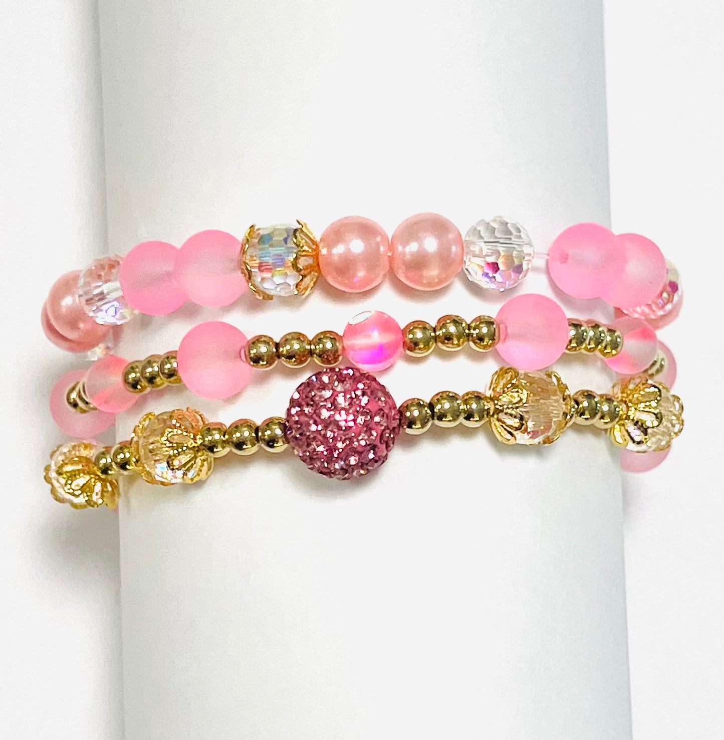 Pink Glitter Stack